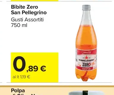 Bibite Zero San Pellegrino
