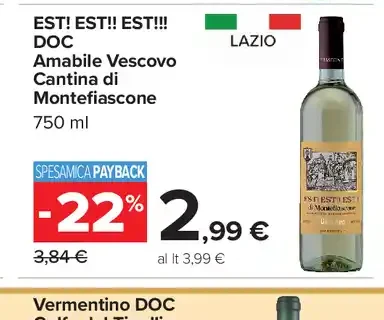 EST! EST!! EST!!! DOC Amabile Vescovo