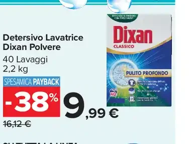 Detersivo Lavatrice Dixan Polvere