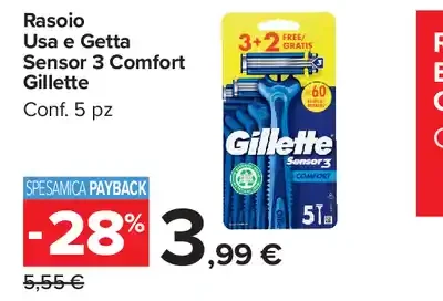 Rasoio Usa e Getta Sensor 3 Comfort