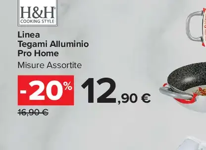 Linea Tegami Alluminio Pro Home