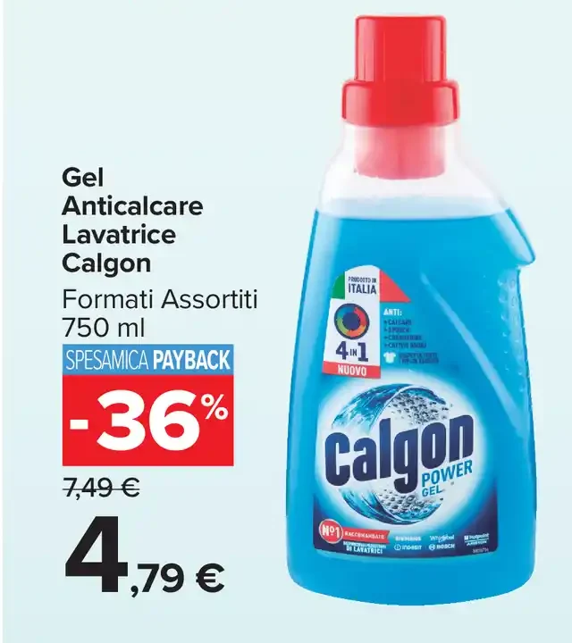 Gel anticalcare lavatrice Calgon
