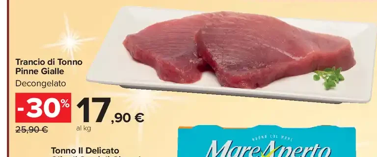 Trancio di tonno pinne gialle