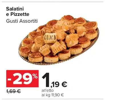 Salatini e pizzette