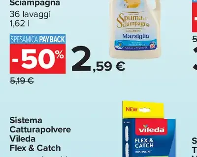 Detersivo Liquido Lavatrice Spuma di Sciampagna