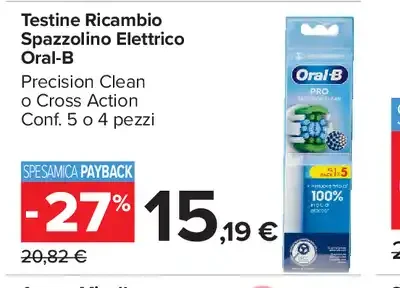 Testine ricambio spazzolino elettrico Oral-B