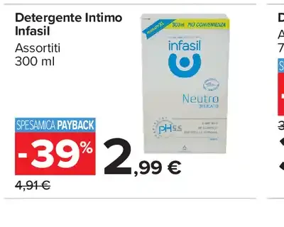 Detergente intimo Infasil