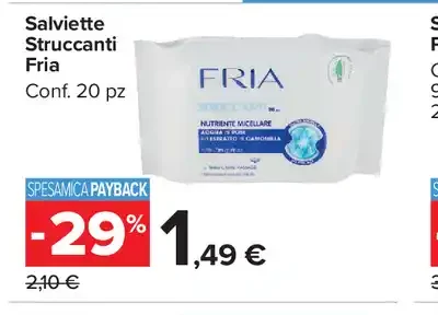 Salviette struccanti Fria