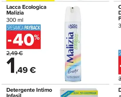 Lacca ecologica Malizia