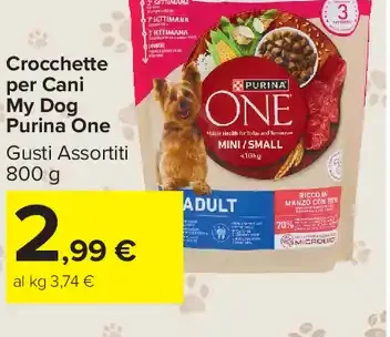 Crocchette per cani My Dog Purina One