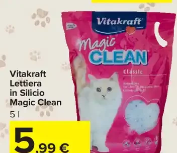 Lettiera in silicio Magic Clean