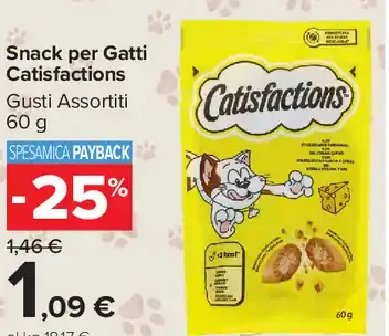 Snack per gatti Catitfactions