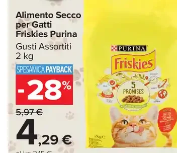 Alimento secco per gatti Friskies