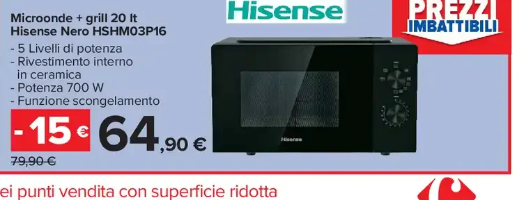 Microonde con grill Hisense