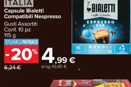 Capsule Bialetti compatibili Nespresso