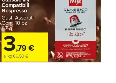 Capsule Illy compatibili Nespresso