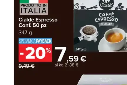 Cialde espresso