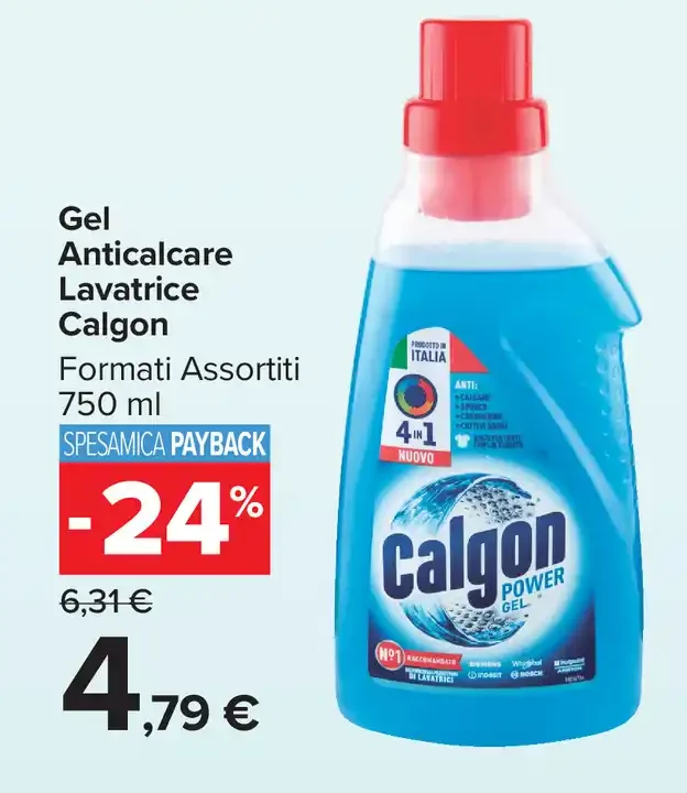 Gel anticalcare lavatrice Calgon