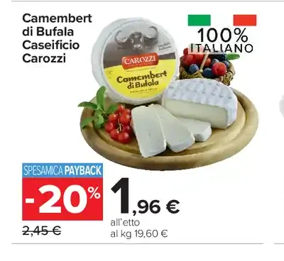 Camembert di Bufala Caseificio Carozzi