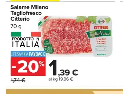 Salame Milano tagliofresco Citterio