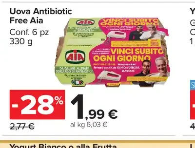 Uova Antibiotic Free Aia