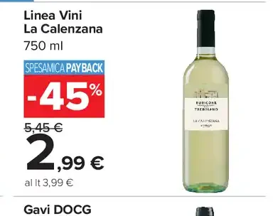 Linea Vini La Calenzana