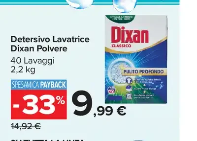 Detersivo Lavatrice Dixan Polvere