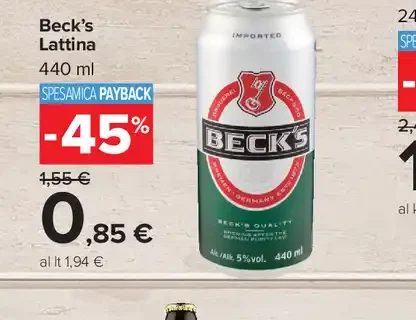 Beck’s Lattina