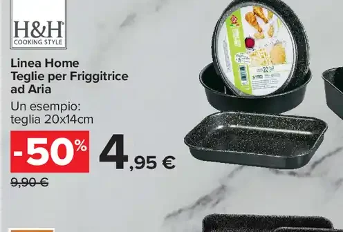 Linea Home Teglie per Friggitrice ad Aria