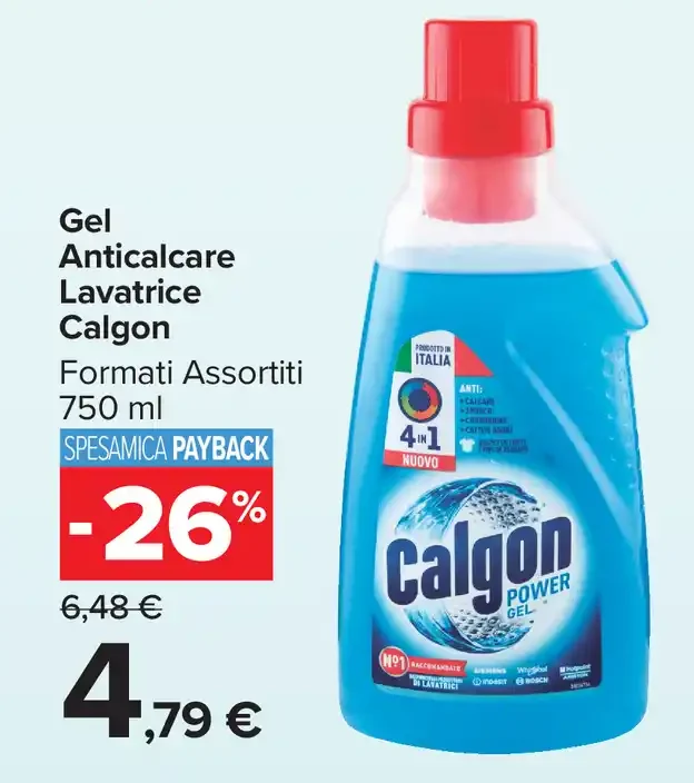 Gel anticalcare lavatrice Calgon