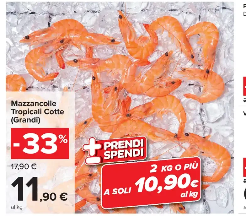 Mazzancolle Tropicali Cotte (Grandi)