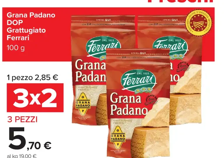 Grana Padano DOP grattugiato
