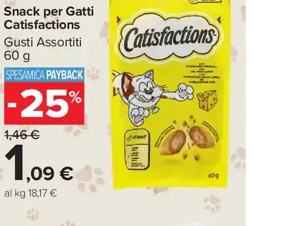 Snack per gatti Catisfactions