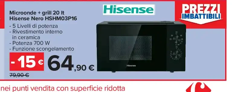 Microonde con grill Hisense