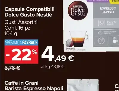 Capsule compatibili Dolce Gusto Nestlé