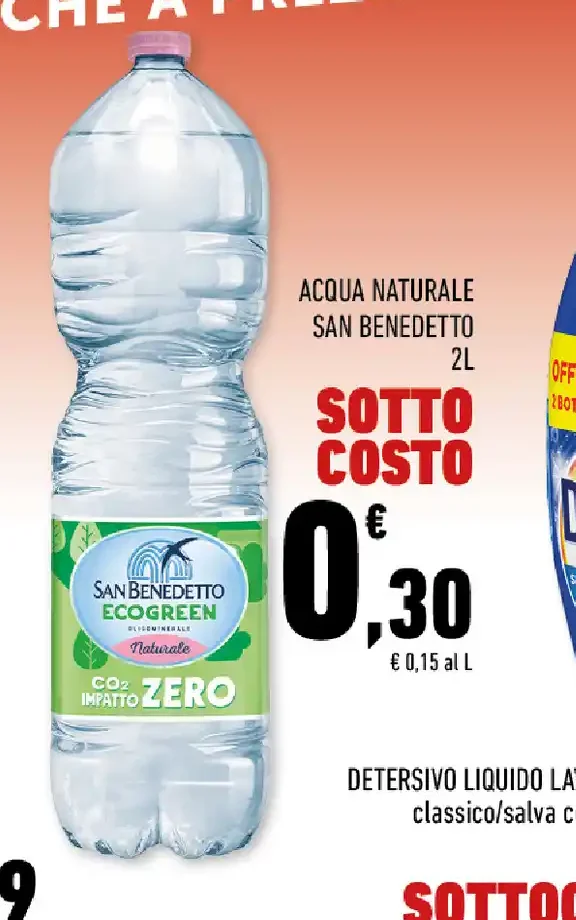 Acqua naturale San Benedetto