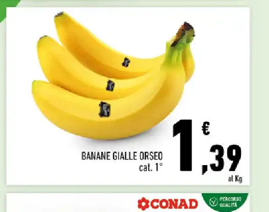 Banane gialle Orseo