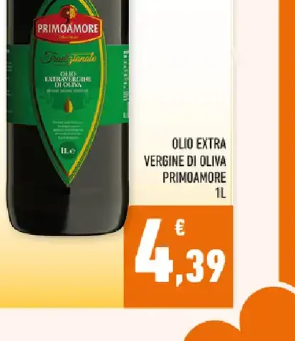 Olio extra vergine di oliva Primoamore