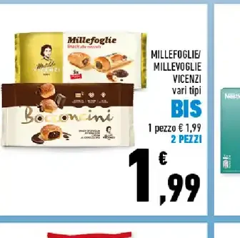 Millefoglie Vicenzi vari tipi