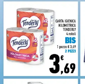 Carta igienica kilometrica Tenderly 4 rotoli
