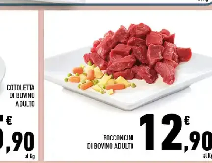 Bocconcini di bovino adulto