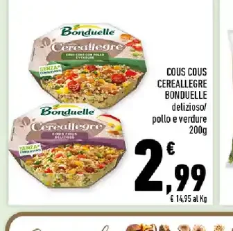 Cous cous Cereallegrale Bonduelle