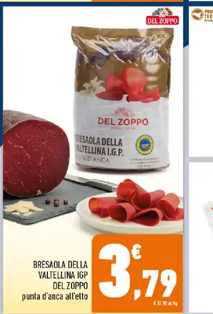 Bresaola della Valtellina IGP Del Zoppo