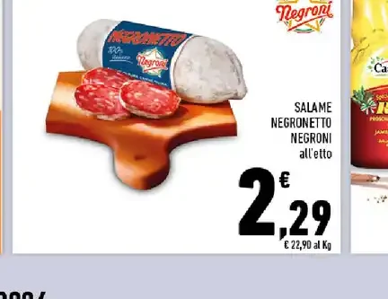 Salame Negronetto Negroni