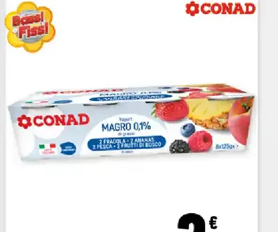 Yogurt alla frutta magro