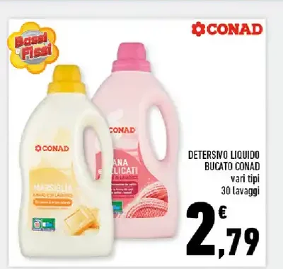 Detersivo liquido bucato Conad