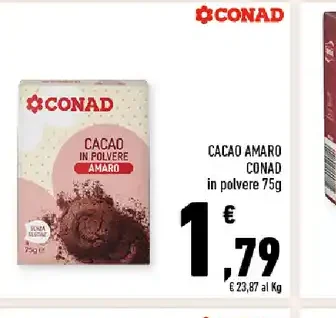Cacao amaro Conad