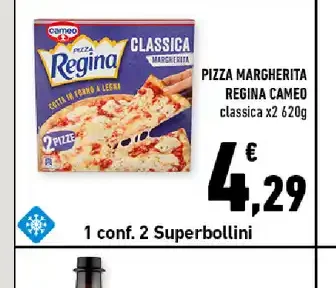 Pizza Margherita Regina Cameo