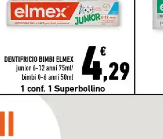 Dentifricio bimbi Elmex Junior