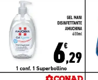 Gel mani disinfettante Amuchina 600 ml